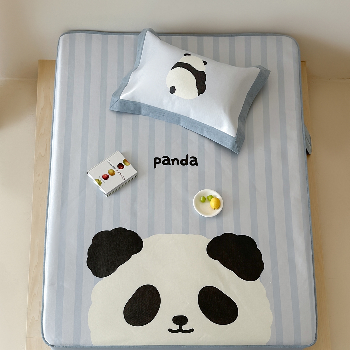 91家纺网 家纺一手货源 找家纺 （总）JUICY 橘滋家纺 2026新款高端A类原创设计卡通数码印花冰丝席凉席