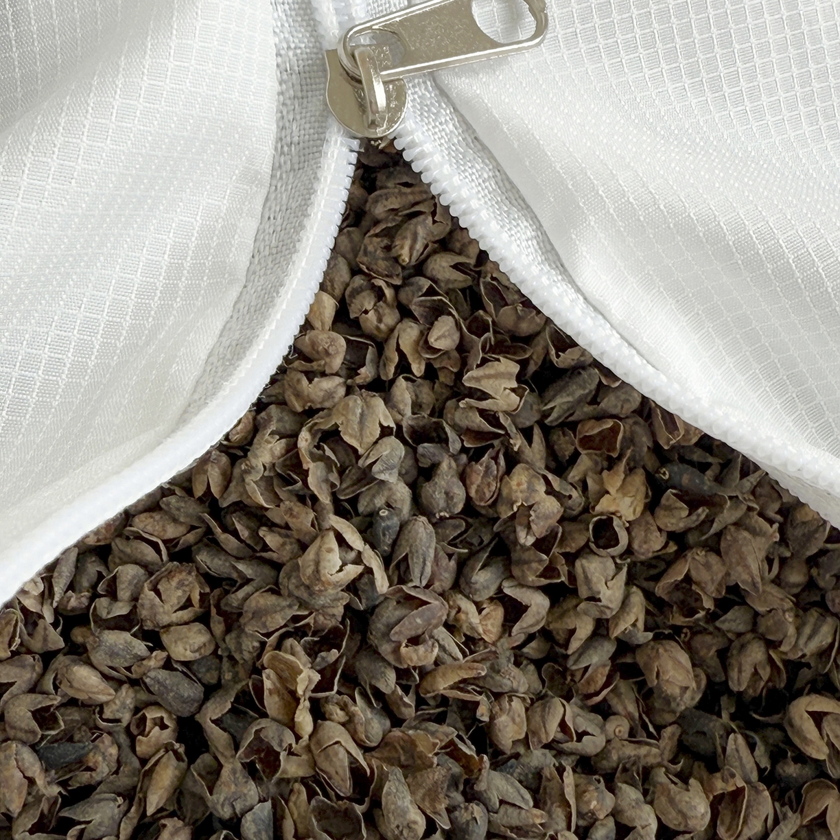 91家纺网 家纺一手货源 找家纺 蔻眠 凉感丝花眠立体荞麦护颈枕芯夏季凉豆豆枕头 花眠立体-绿色