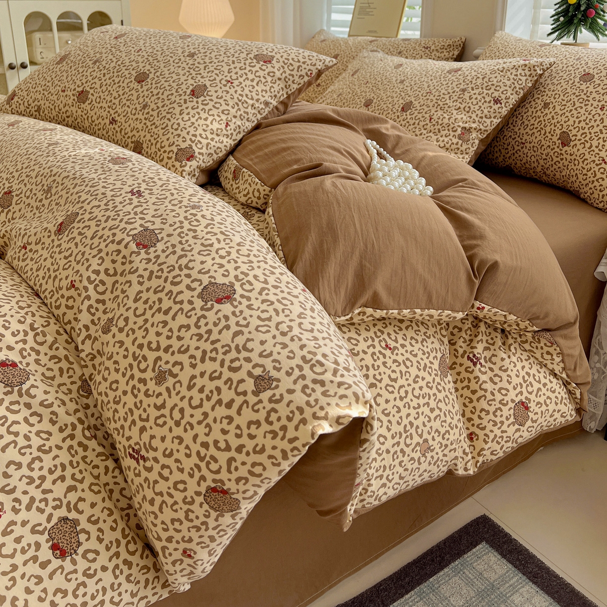 91家纺网 家纺一手货源 找家纺 （总）温眠家纺 2026新款A类古法水洗仿棉云感棉加厚四件套