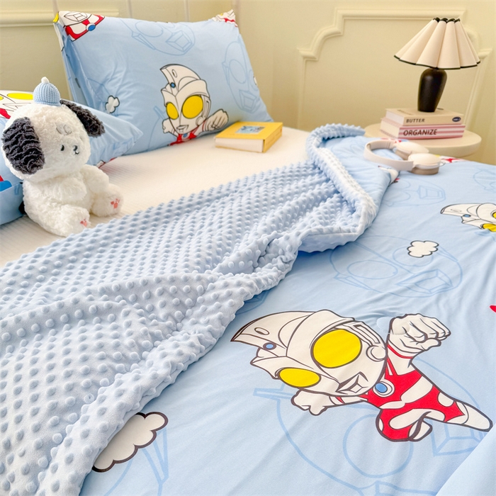 91家纺网 家纺一手货源 找家纺 （总）名兮 2026新款A类经典奥特曼豆豆被夏凉被夏被空调被