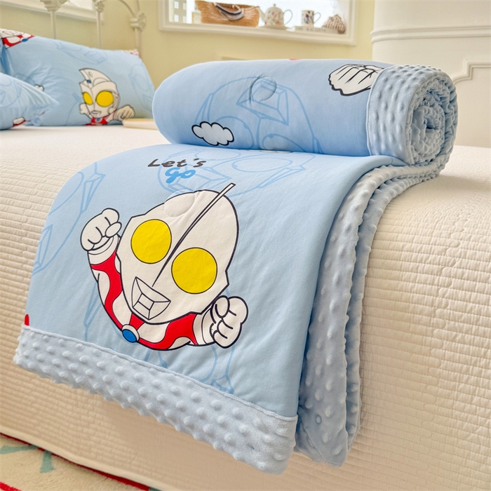 91家纺网 家纺一手货源 找家纺 （总）名兮 2026新款A类经典奥特曼豆豆被夏凉被夏被空调被