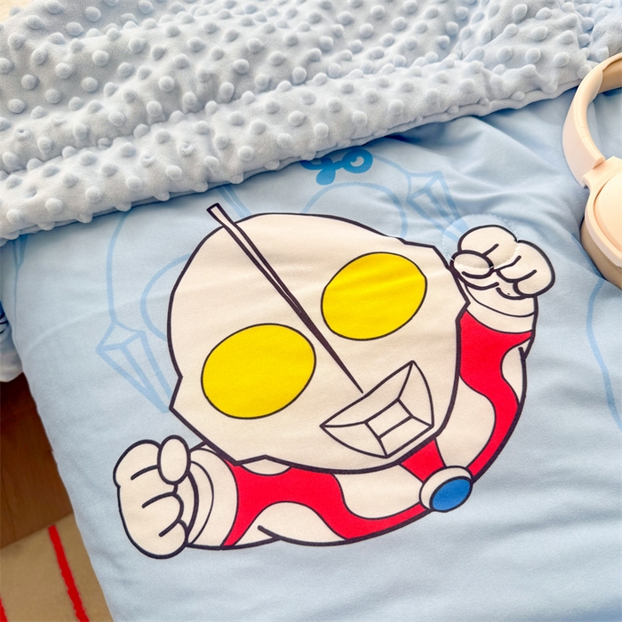 91家纺网 家纺一手货源 找家纺 （总）名兮 2026新款A类经典奥特曼豆豆被夏凉被夏被空调被