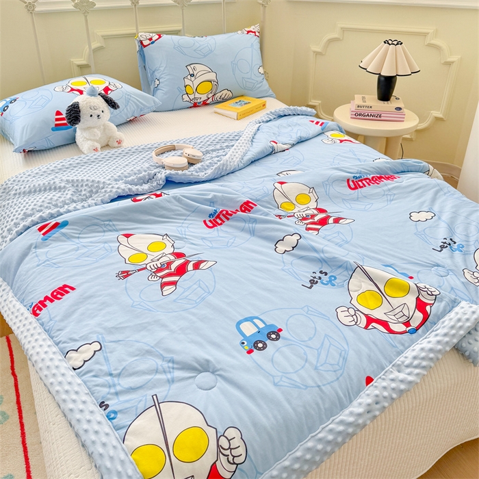 91家纺网 家纺一手货源 找家纺 （总）名兮 2026新款A类经典奥特曼豆豆被夏凉被夏被空调被