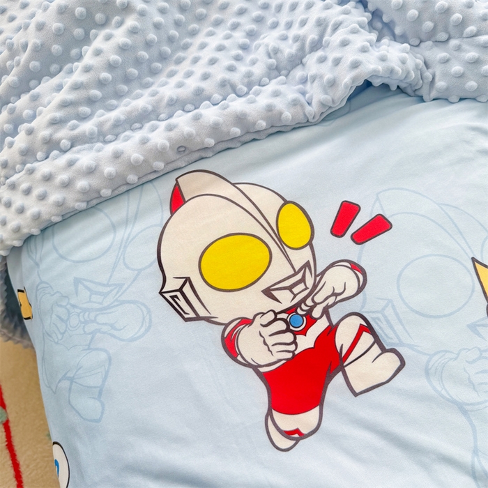 91家纺网 家纺一手货源 找家纺 名兮 2026新款A类经典奥特曼豆豆被夏凉被夏被空调被 豆豆被-奥特勇士