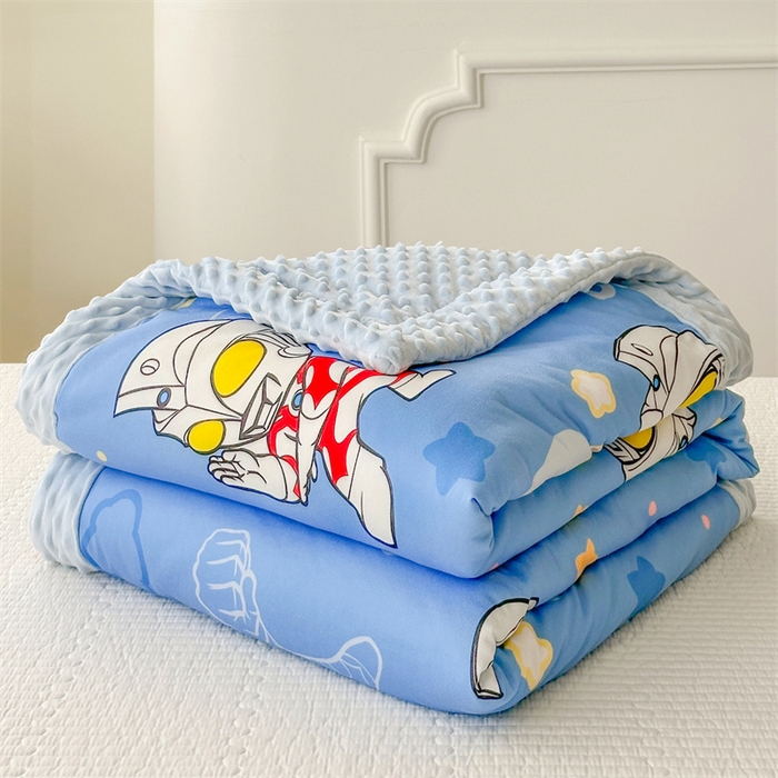 名兮 2026新款A类经典奥特曼豆豆被夏凉被夏被空调被 豆豆被-光线王子