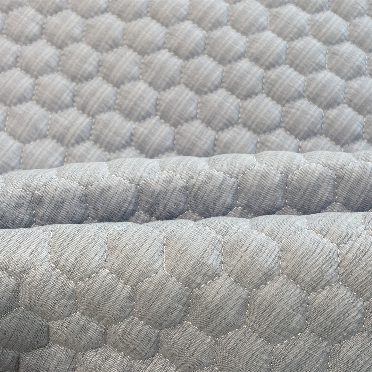 91家纺网 家纺一手货源 找家纺 居眠 2026新款贝壳边纯色夹棉床笠 贝壳边-月光蓝