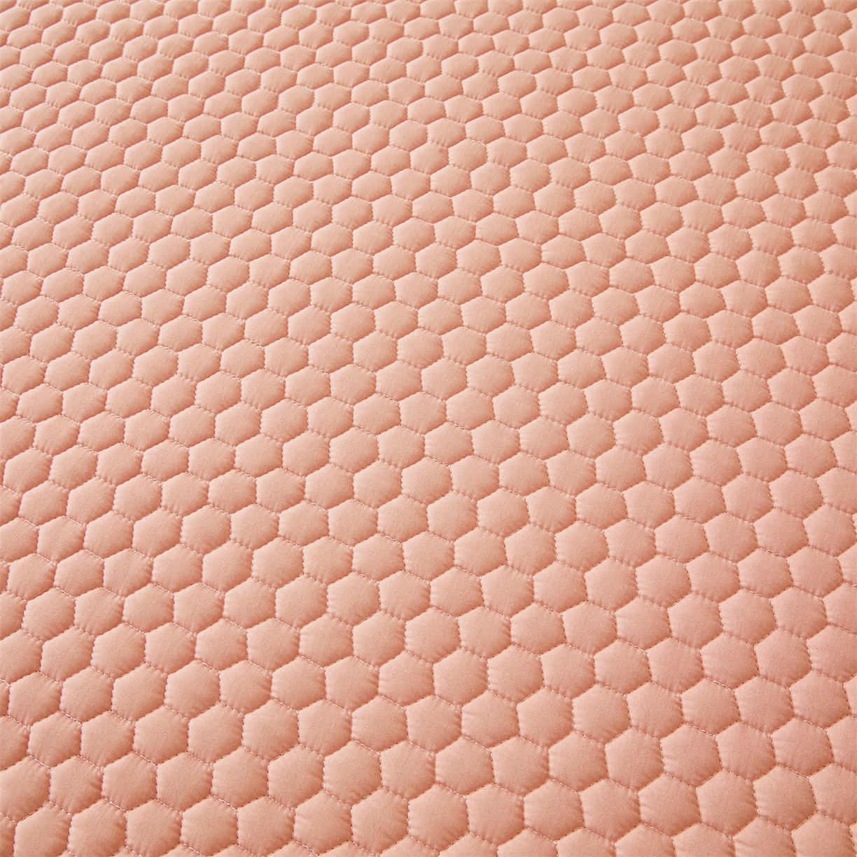 91家纺网 家纺一手货源 找家纺 居眠 2026新款蜂巢-防水夹棉棉花床笠 蜂巢-粉