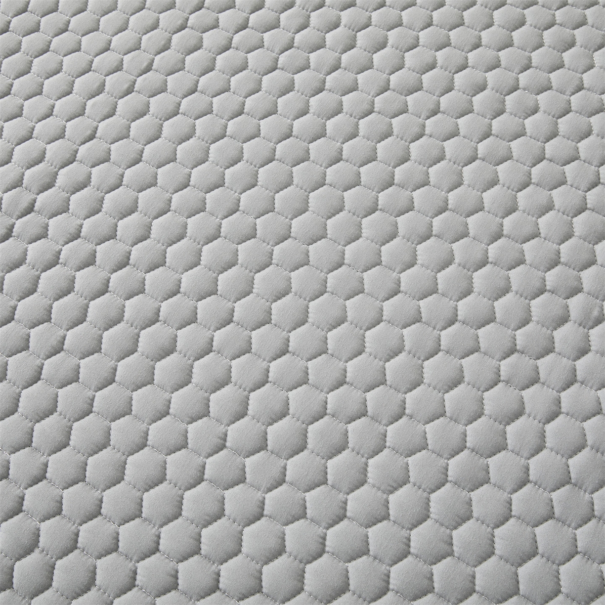 91家纺网 家纺一手货源 找家纺 居眠 2026新款蜂巢-防水夹棉棉花床笠 蜂巢-灰