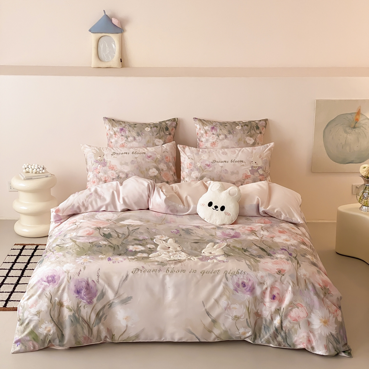 （总）星野 2026新款60s进口奥地利兰精天丝四件套-浅夏