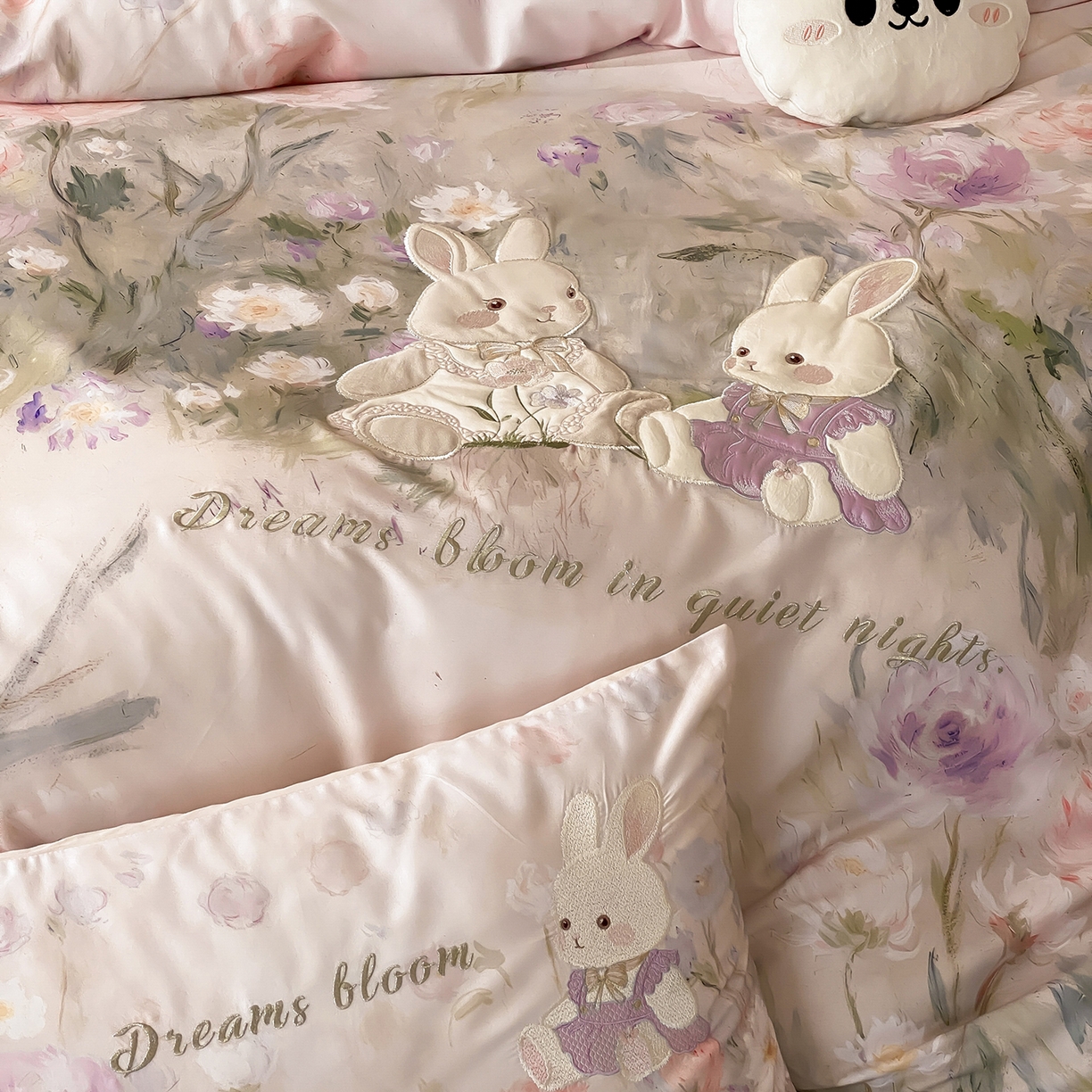 91家纺网 家纺一手货源 找家纺 （总）星野 2026新款60s进口奥地利兰精天丝四件套-浅夏