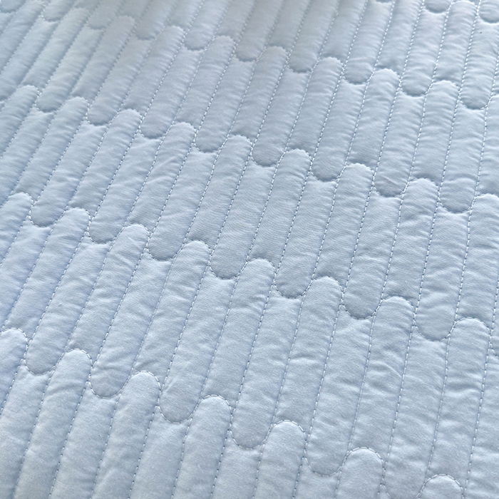 91家纺网 家纺一手货源 找家纺 花香四季家纺 2026新款全棉夹棉绗缝床裙三件套纯棉纯色蕾丝公主风床裙单件-蕾丝小姐 蕾丝小姐-海盐蓝