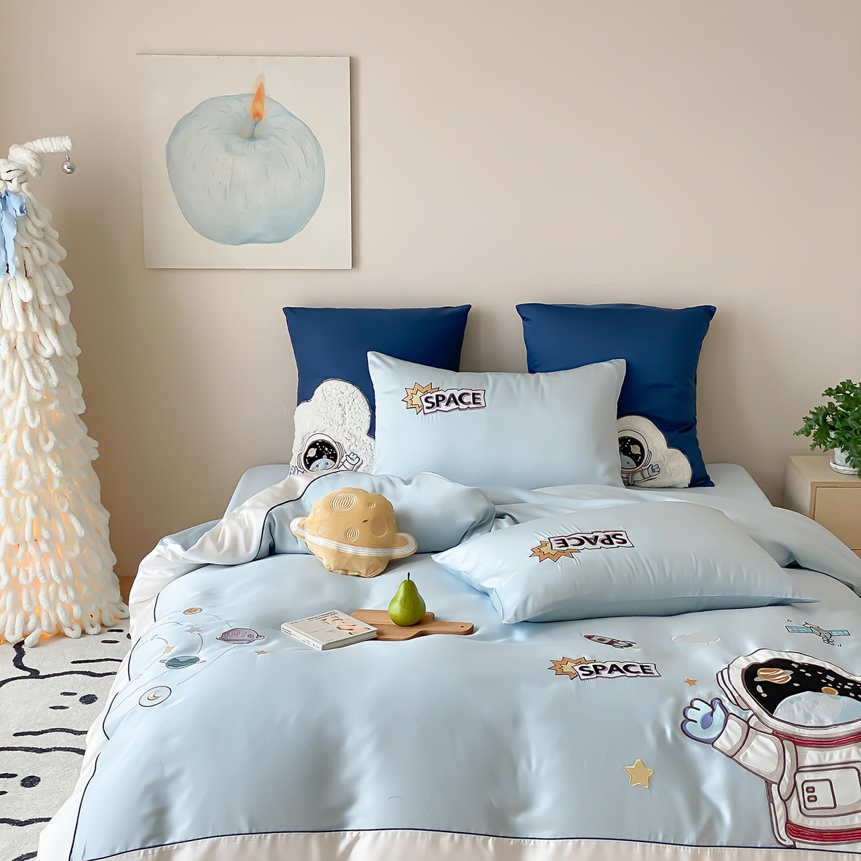 91家纺网 家纺一手货源 找家纺 （总）星野 2026新款60s进口奥地利兰精天丝-飞驰太空