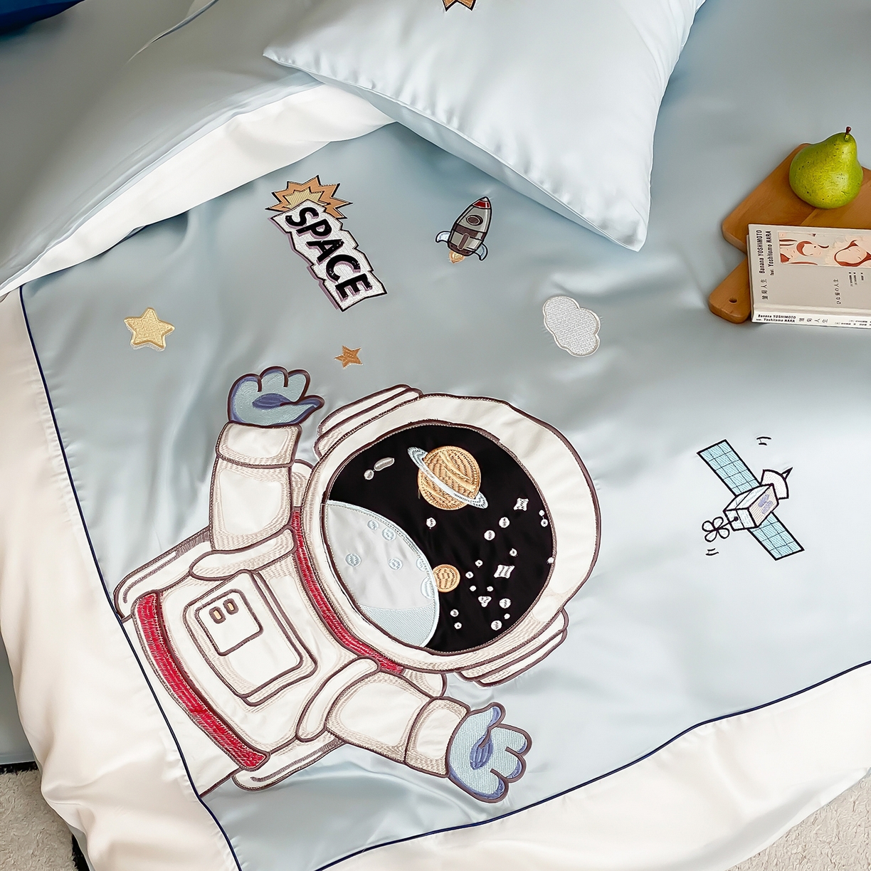 91家纺网 家纺一手货源 找家纺 （总）星野 2026新款60s进口奥地利兰精天丝-飞驰太空