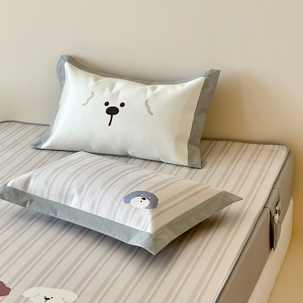 91家纺网 家纺一手货源 找家纺 （总）JUICY 橘滋家纺 2026新款高端A类原创设计卡通数码印花冰丝席凉席