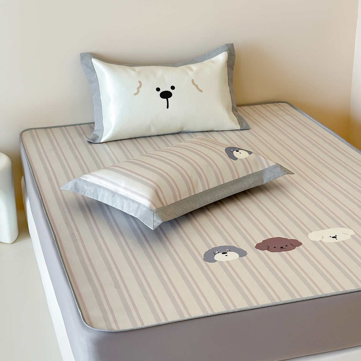 91家纺网 家纺一手货源 找家纺 （总）JUICY 橘滋家纺 2026新款高端A类原创设计卡通数码印花冰丝席凉席