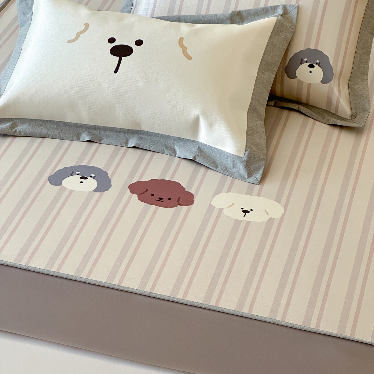 91家纺网 家纺一手货源 找家纺 （总）JUICY 橘滋家纺 2026新款高端A类原创设计卡通数码印花冰丝席凉席