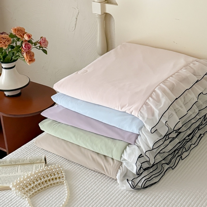 91家纺网 家纺一手货源 找家纺 （总）吾欢心 2026春夏新款蜜糖凉感丝单夏被夏凉被空调被系列