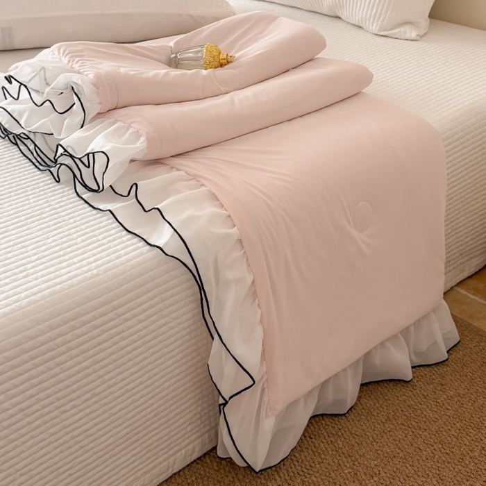 91家纺网 家纺一手货源 找家纺 （总）吾欢心 2026春夏新款蜜糖凉感丝单夏被夏凉被空调被系列