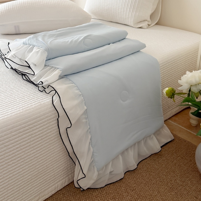 91家纺网 家纺一手货源 找家纺 （总）吾欢心 2026春夏新款蜜糖凉感丝单夏被夏凉被空调被系列