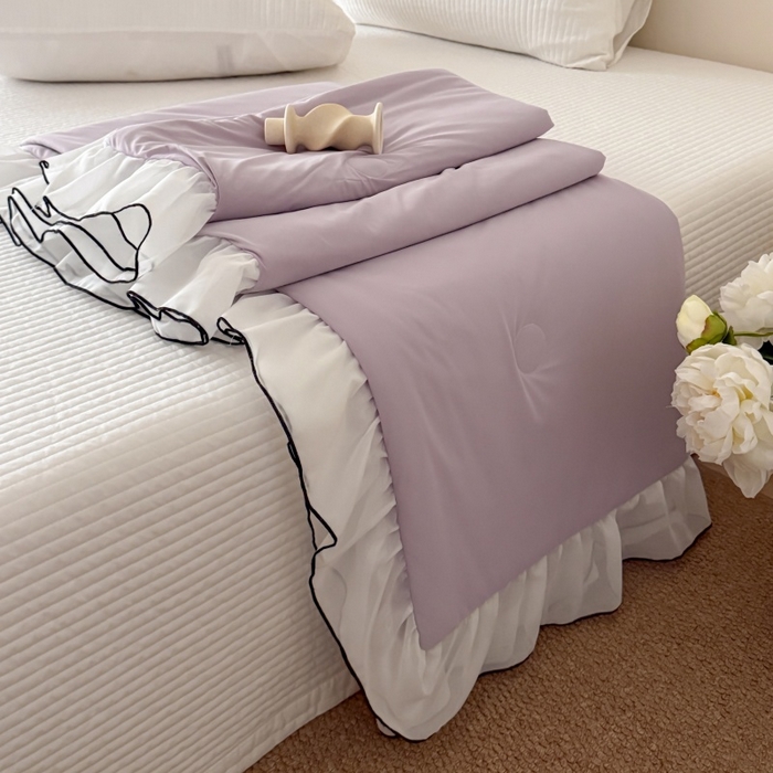 91家纺网 家纺一手货源 找家纺 （总）吾欢心 2026春夏新款蜜糖凉感丝单夏被夏凉被空调被系列