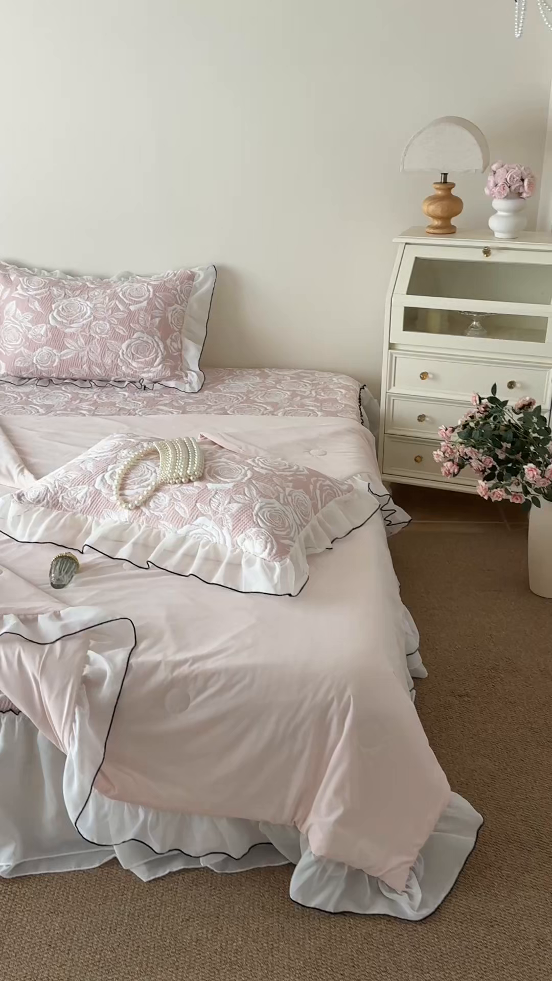 91家纺网 家纺一手货源 找家纺 吾欢心 2026春夏新款蜜糖凉感丝单夏被夏凉被空调被系列 蜜糖粉