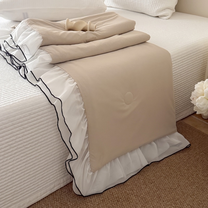 吾欢心 2026春夏新款蜜糖凉感丝单夏被夏凉被空调被系列 蜜糖咖