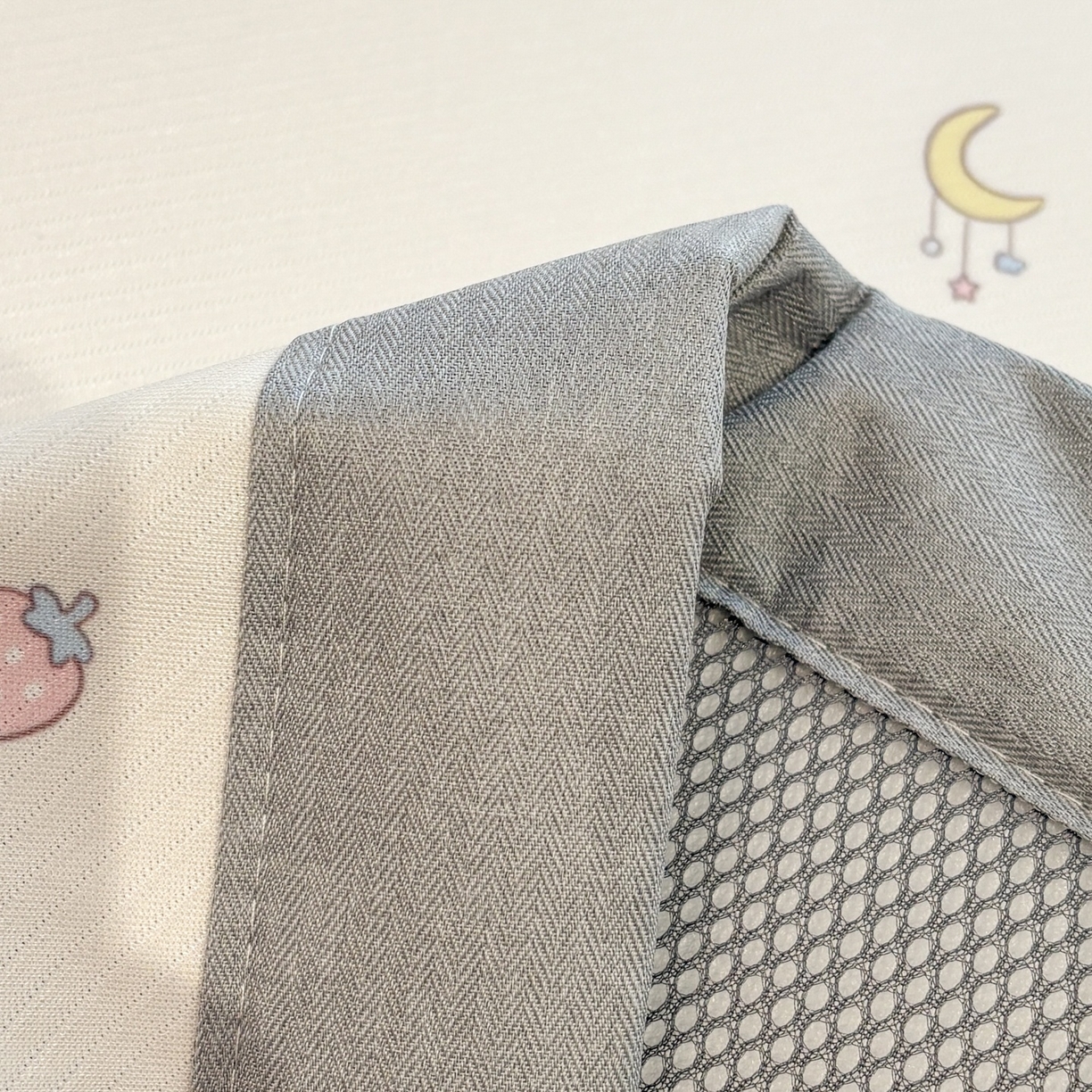 91家纺网 家纺一手货源 找家纺 慕尚家纺 2026春夏新款可水洗斜纹凉豆豆印花凉感席凉席席子 星星木马