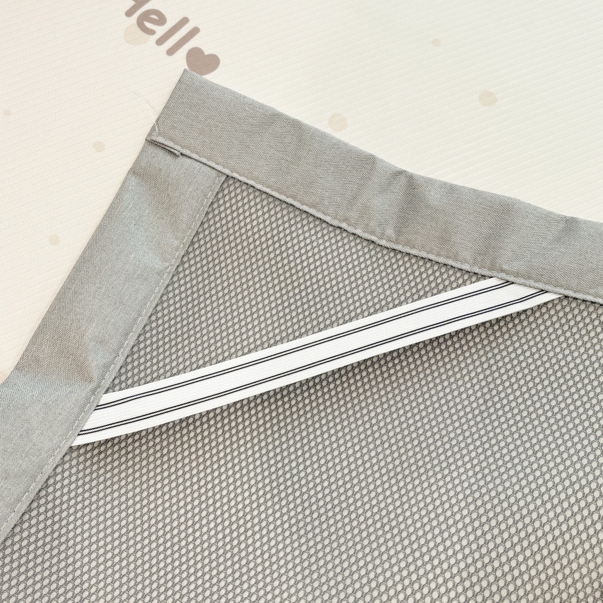 91家纺网 家纺一手货源 找家纺 慕尚家纺 2026春夏新款可水洗斜纹凉豆豆印花凉感席凉席席子 云朵小狗