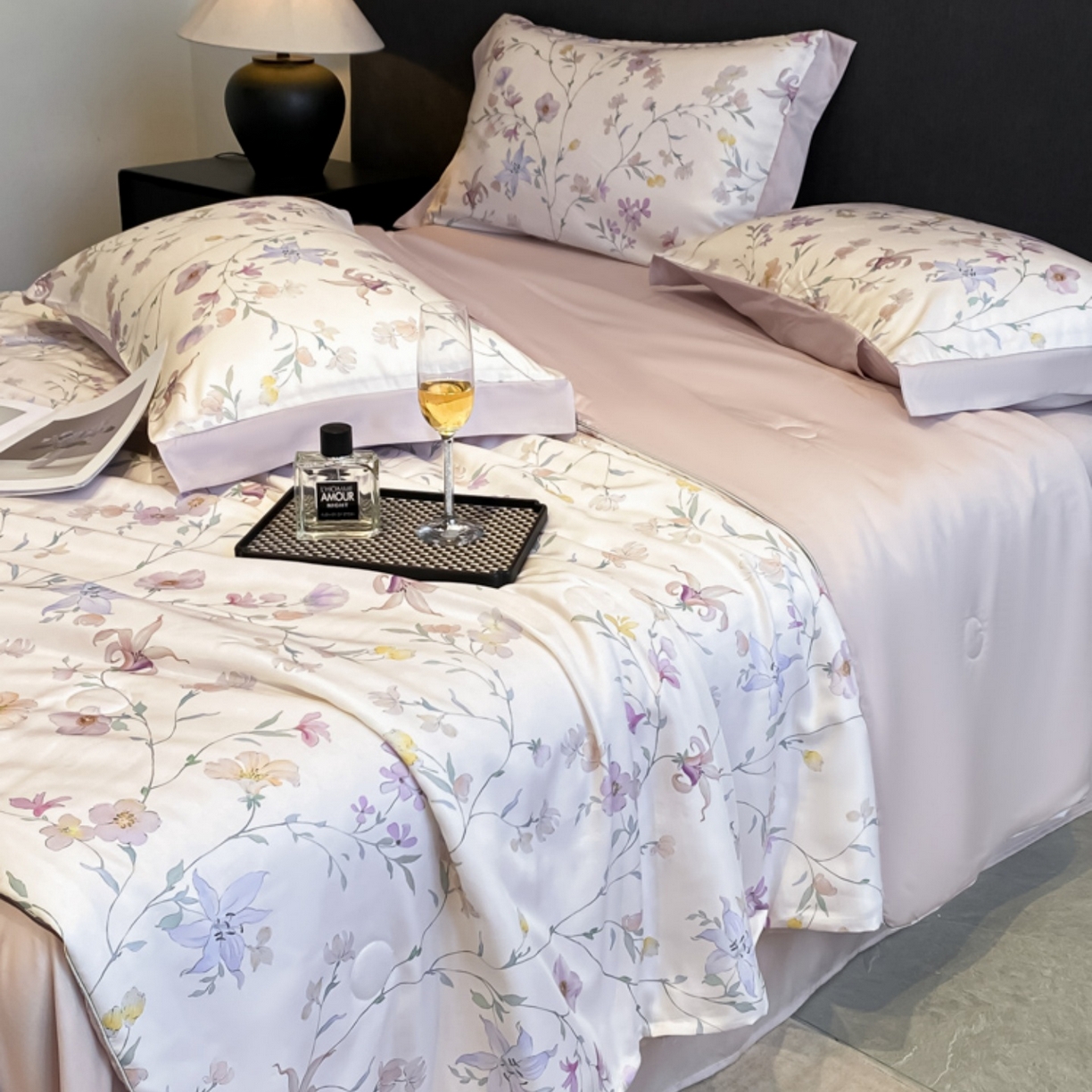 91家纺网 家纺一手货源 找家纺 （总）慕尚家纺 2026春夏新款莱赛尔天丝夏被夏凉被空调被夏被四件套