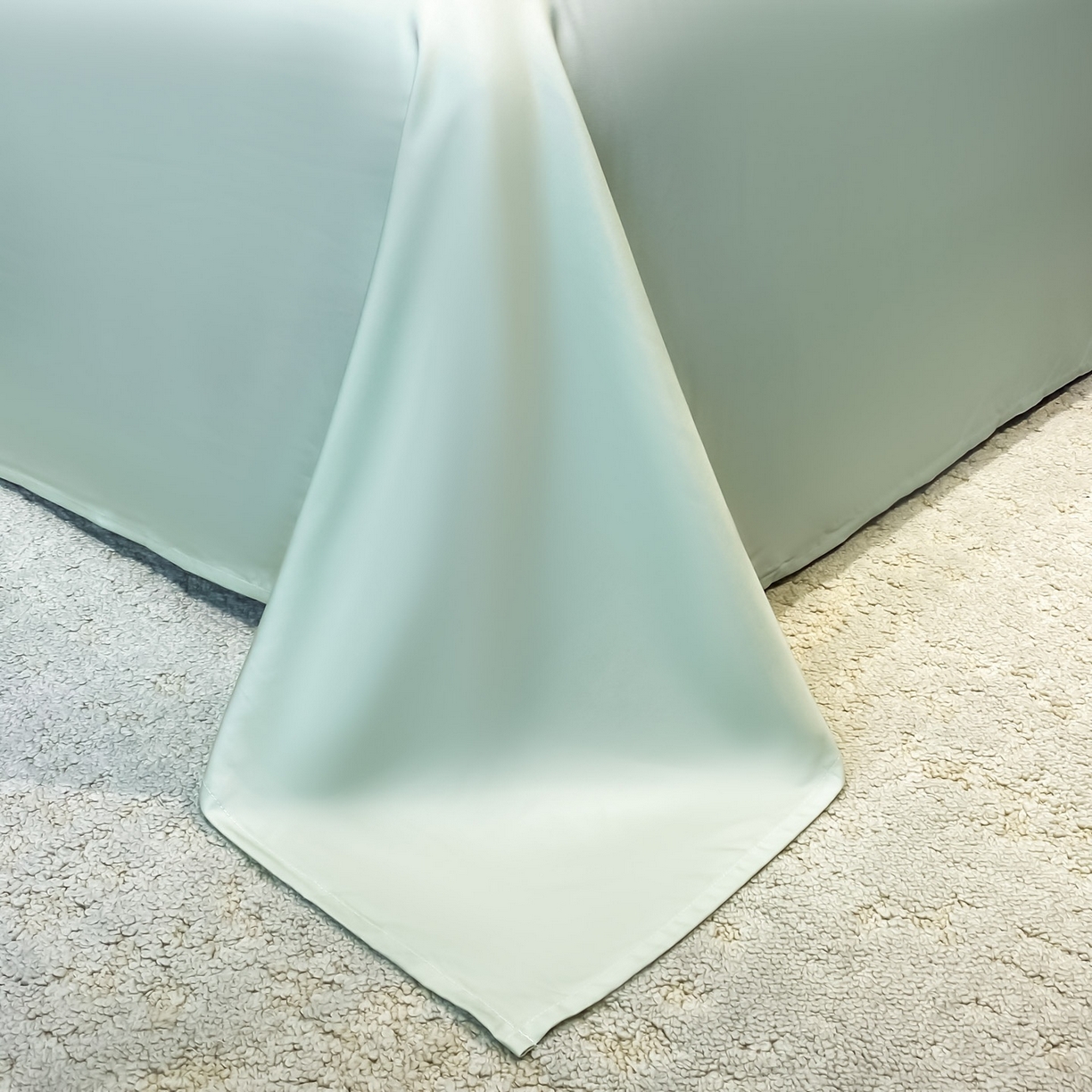 91家纺网 家纺一手货源 找家纺 慕尚家纺 2026春夏新款莱赛尔天丝夏被夏凉被空调被夏被四件套 蓝风铃