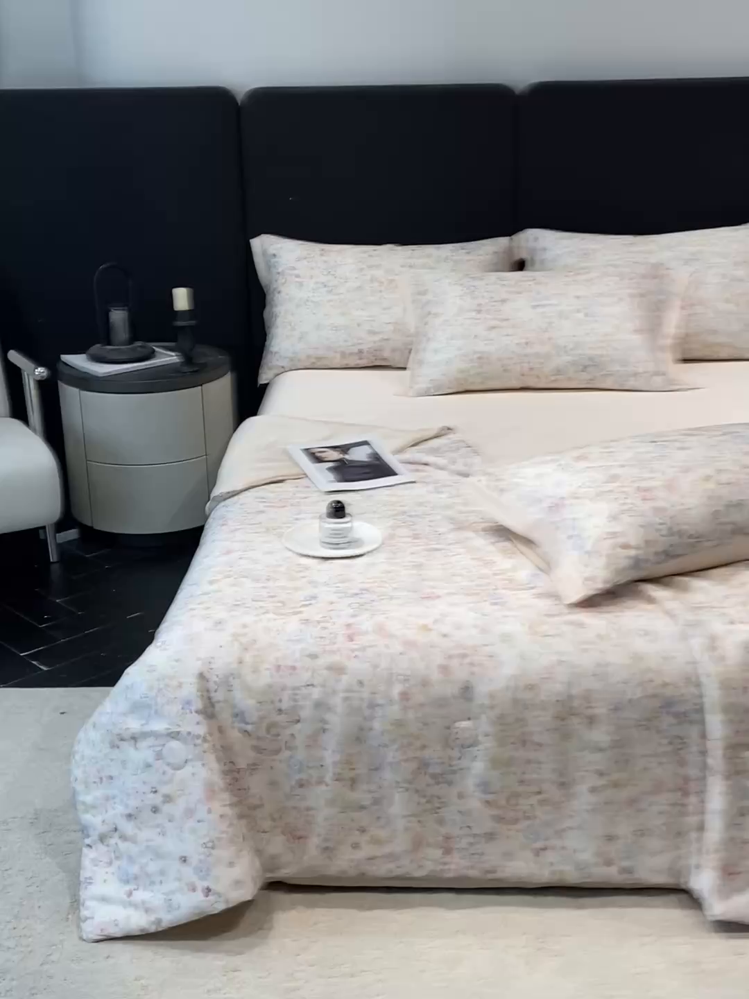 91家纺网 家纺一手货源 找家纺 慕尚家纺 2026春夏新款莱赛尔天丝夏被夏凉被空调被夏被四件套 繁花里