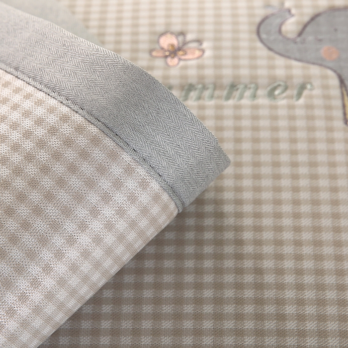 91家纺网 家纺一手货源 找家纺 小牛席业 2026新款夏日小象冰丝夏凉枕枕头枕芯 香槟