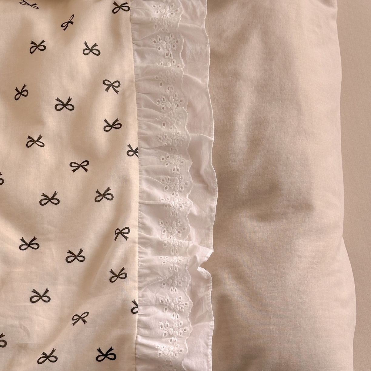 91家纺网 家纺一手货源 找家纺 锦彩家居 2026新款A类全棉纯棉双层纱韩式花边款小清新四件套INS小红书博主风提供买家秀 心宿寄语