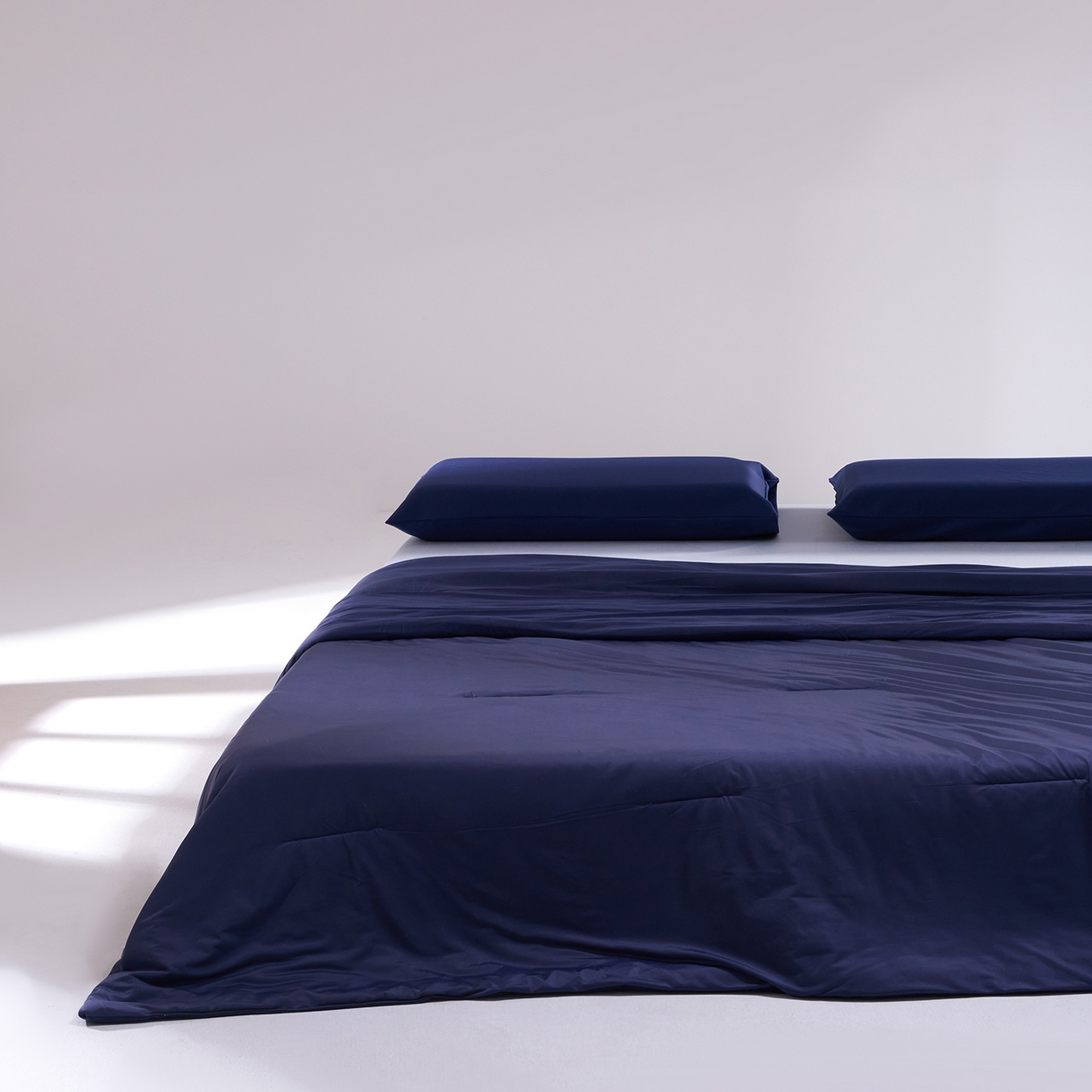 91家纺网 家纺一手货源 找家纺 花享莱 2026新款亚朵酒店同款被深睡双感凉感被夏被夏凉被空调被控温被pro3.0 深睡蓝