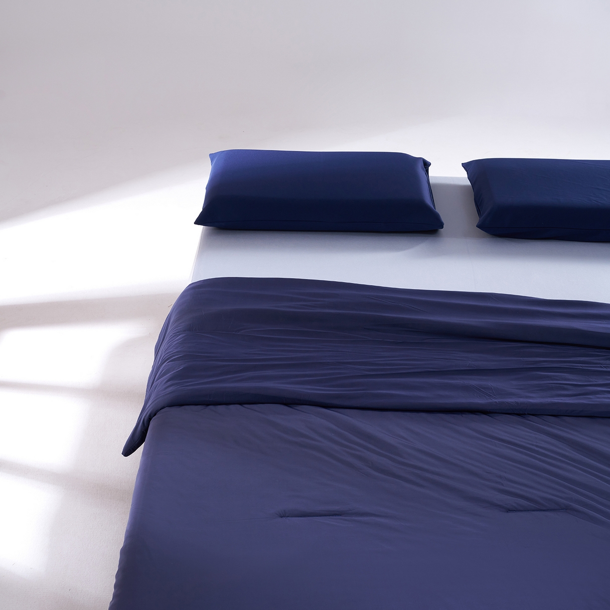 91家纺网 家纺一手货源 找家纺 花享莱 2026新款亚朵酒店同款被深睡双感凉感被夏被夏凉被空调被控温被pro3.0 深睡蓝