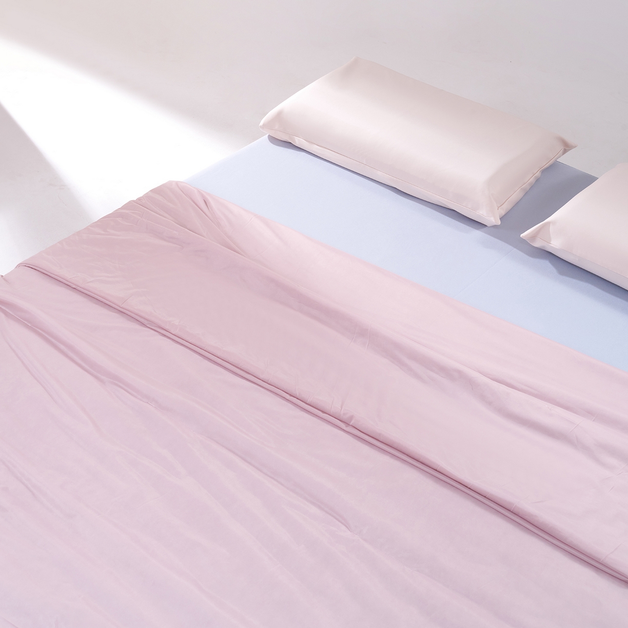 91家纺网 家纺一手货源 找家纺 花享莱 2026新款亚朵酒店同款被深睡双感凉感被夏被夏凉被空调被控温被pro3.0 双面凉感橘雾粉