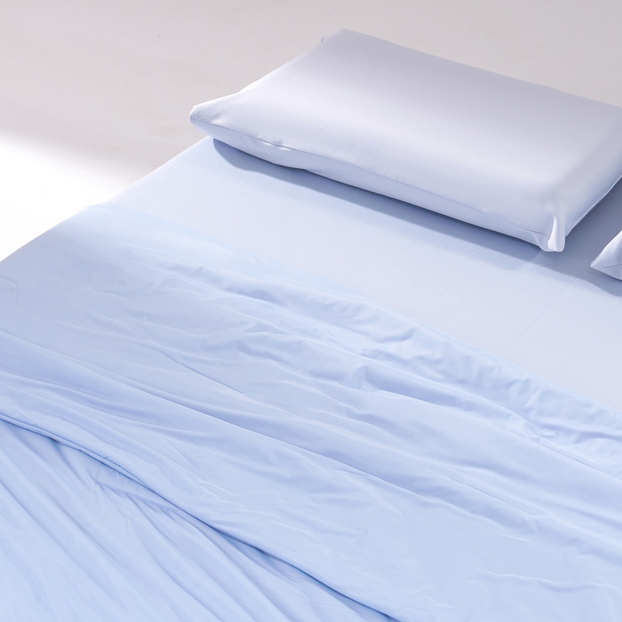 91家纺网 家纺一手货源 找家纺 花享莱 2026新款亚朵酒店同款被深睡双感凉感被夏被夏凉被空调被控温被pro3.0 双面凉感静水蓝