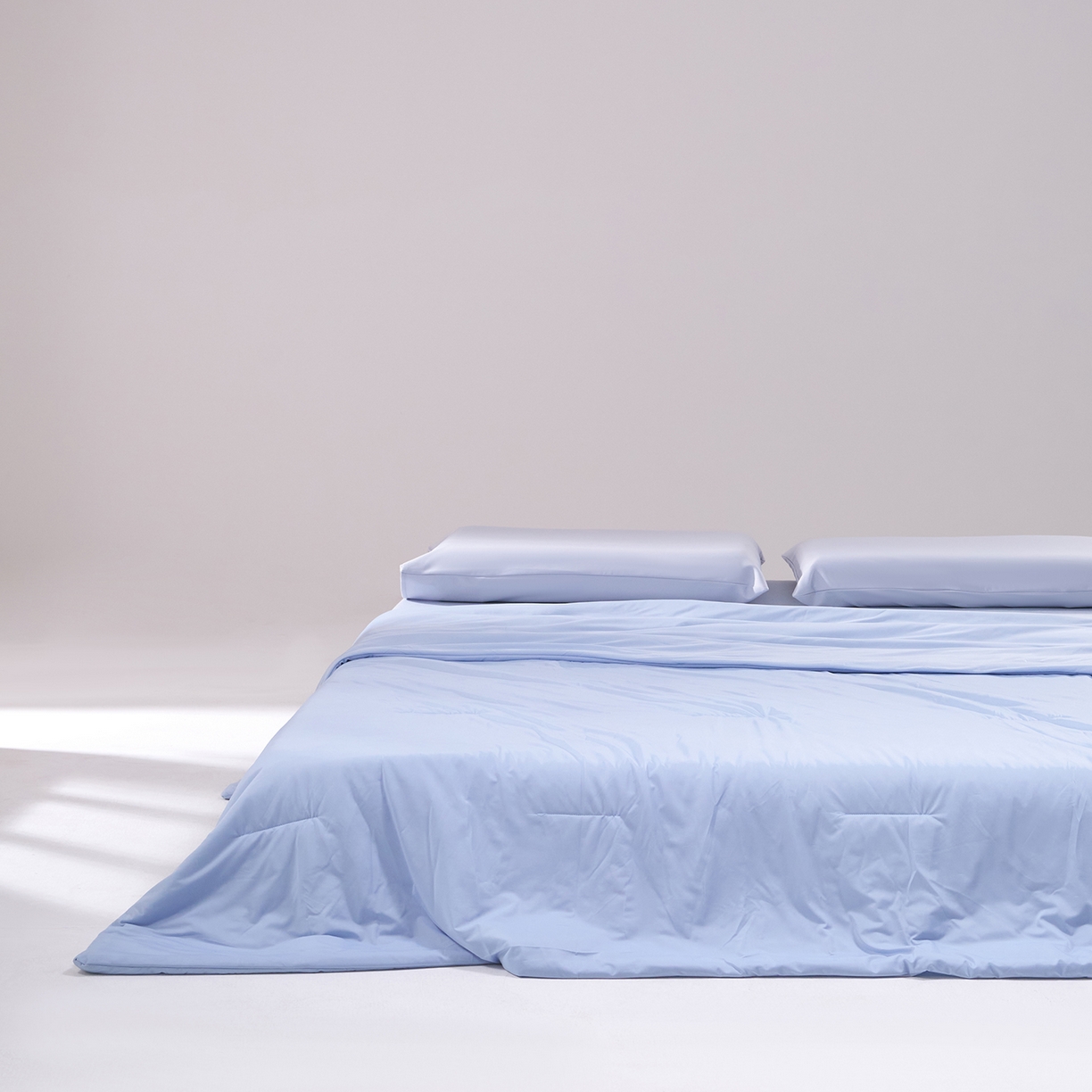 91家纺网 家纺一手货源 找家纺 花享莱 2026新款亚朵酒店同款被深睡双感凉感被夏被夏凉被空调被控温被pro3.0 双面凉感静水蓝