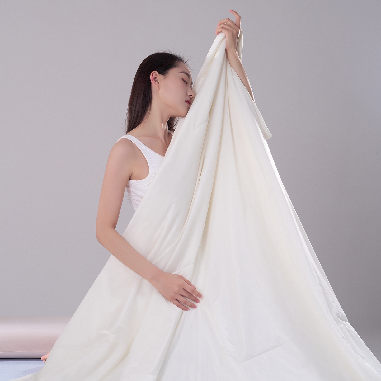 91家纺网 家纺一手货源 找家纺 花享莱 2026新款亚朵酒店同款被深睡双感凉感被夏被夏凉被空调被控温被pro3.0 双面凉感竹青黄