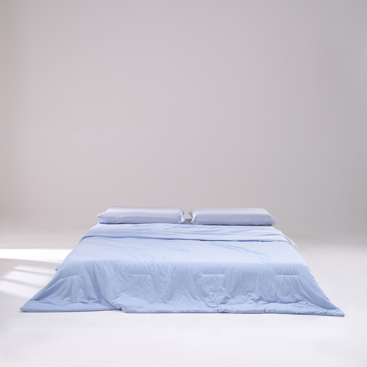 91家纺网 家纺一手货源 找家纺 花享莱 2026新款亚朵酒店同款被深睡双感凉感被夏被夏凉被空调被控温被pro3.0 双面凉感静水蓝