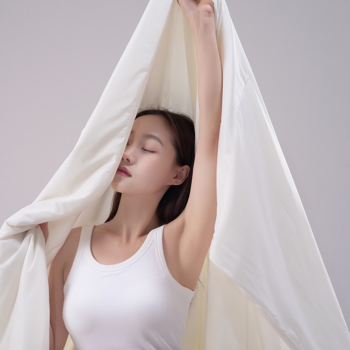 91家纺网 家纺一手货源 找家纺 花享莱 2026新款亚朵酒店同款被深睡双感凉感被夏被夏凉被空调被控温被pro3.0 双面凉感竹青黄