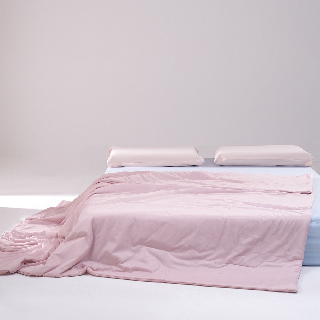 91家纺网 家纺一手货源 找家纺 花享莱 2026新款亚朵酒店同款被深睡双感凉感被夏被夏凉被空调被控温被pro3.0 双面凉感橘雾粉