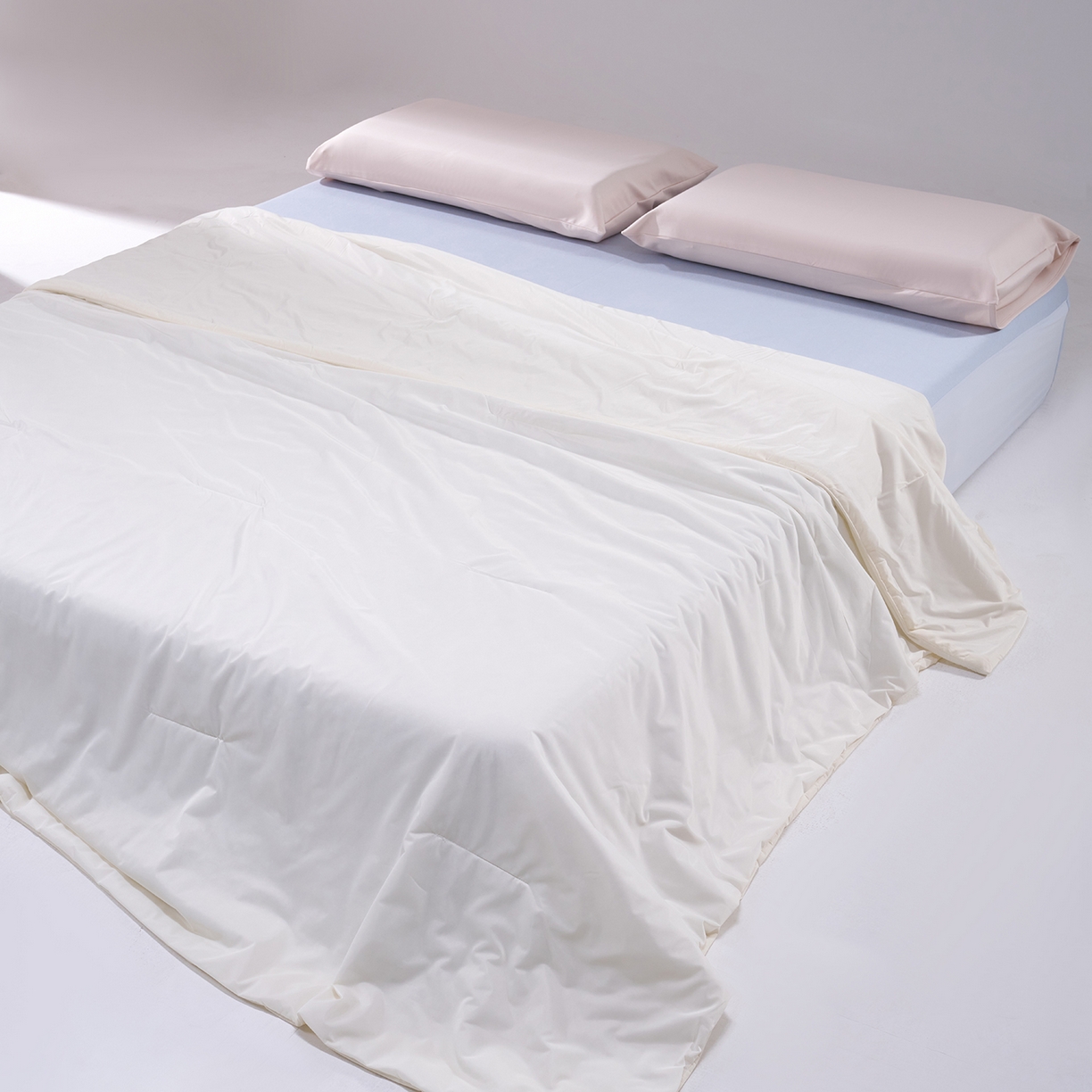 91家纺网 家纺一手货源 找家纺 花享莱 2026新款亚朵酒店同款被深睡双感凉感被夏被夏凉被空调被控温被pro3.0 双面凉感竹青黄