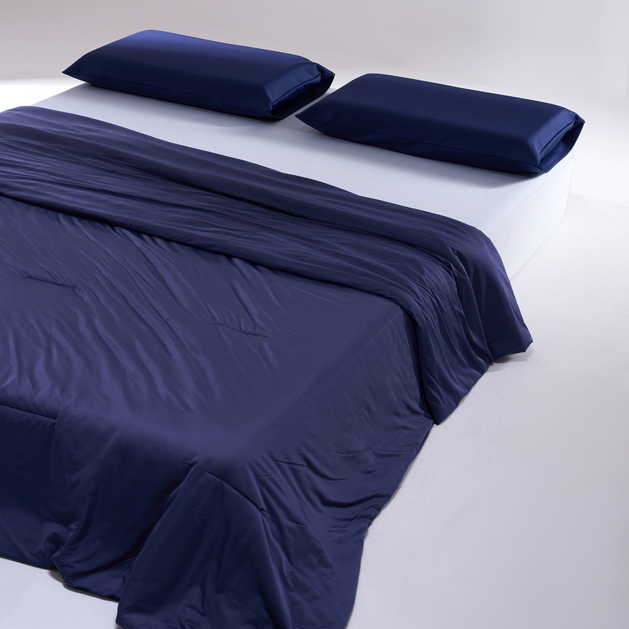 91家纺网 家纺一手货源 找家纺 花享莱 2026新款亚朵酒店同款被深睡双感凉感被夏被夏凉被空调被控温被pro3.0 双面凉感深睡蓝