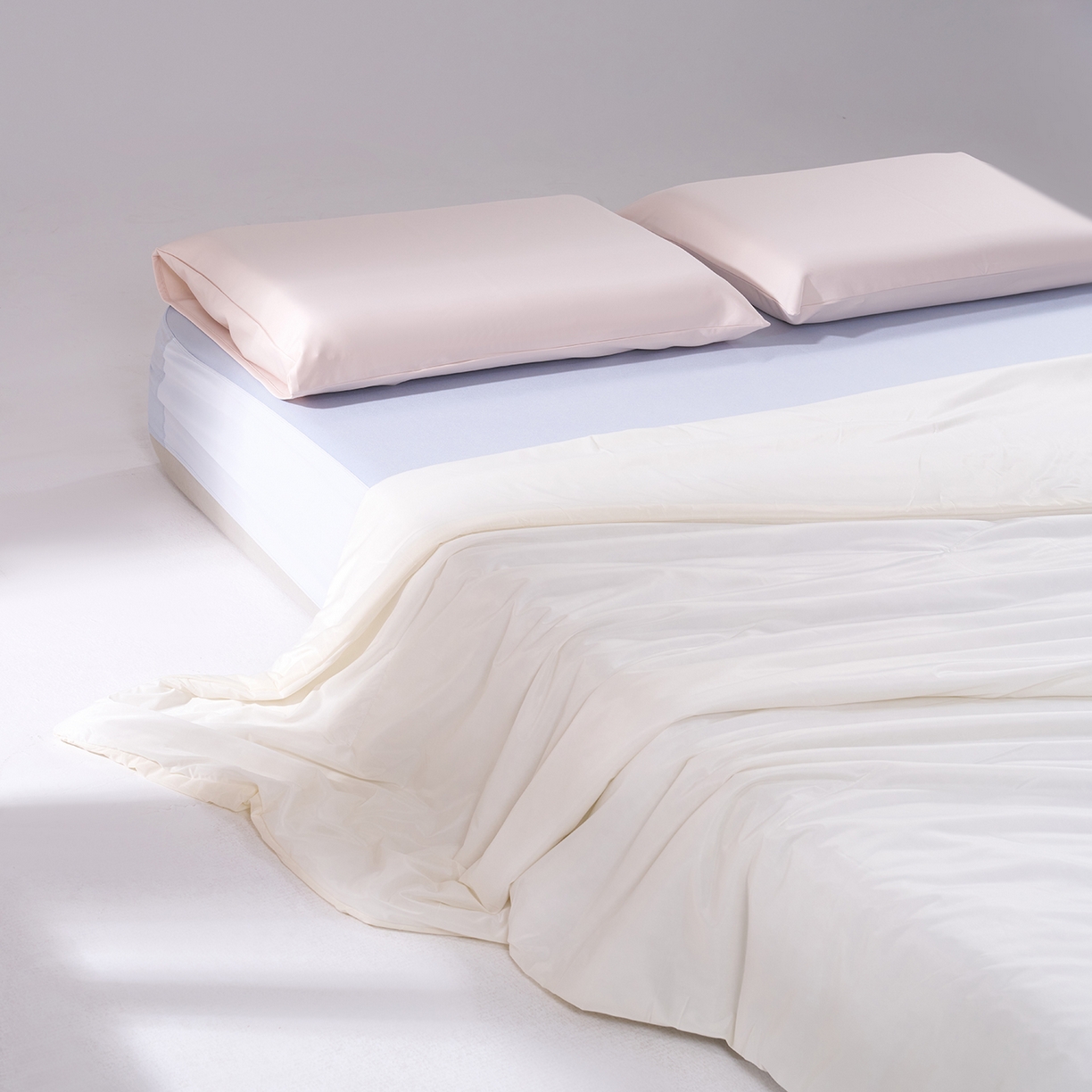 91家纺网 家纺一手货源 找家纺 花享莱 2026新款亚朵酒店同款被深睡双感凉感被夏被夏凉被空调被控温被pro3.0 双面凉感竹青黄