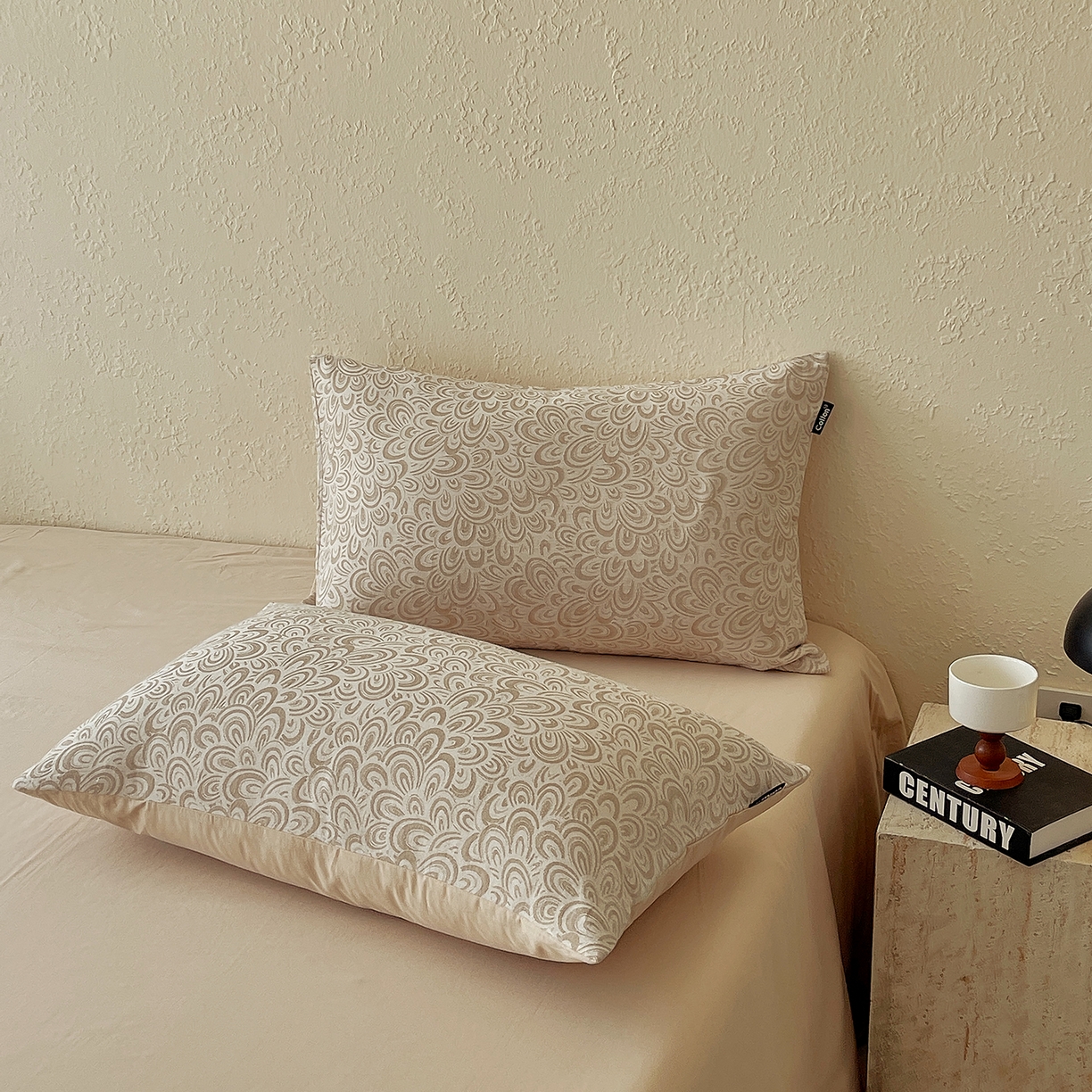 91家纺网 家纺一手货源 找家纺 （总）小懒猪 2026新款棉麻立体提花四件套