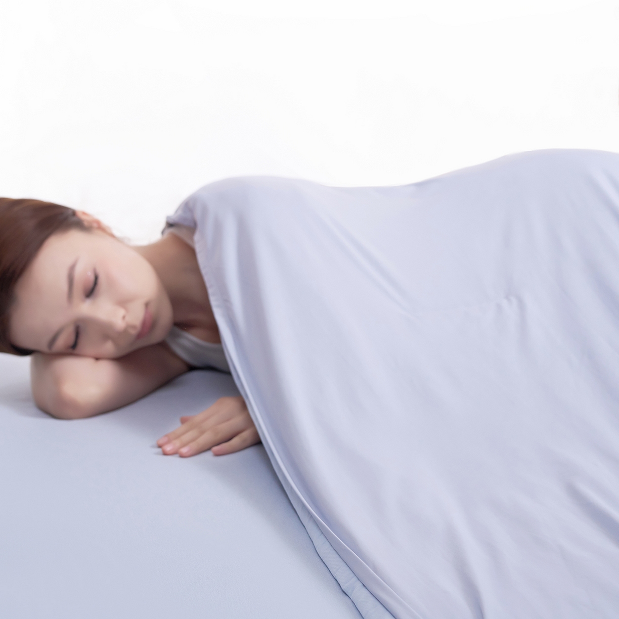 91家纺网 家纺一手货源 找家纺 花享莱 2026新款亚朵同款质量夏季双感深睡被夏被夏被夏凉被pro3.0 青空灰