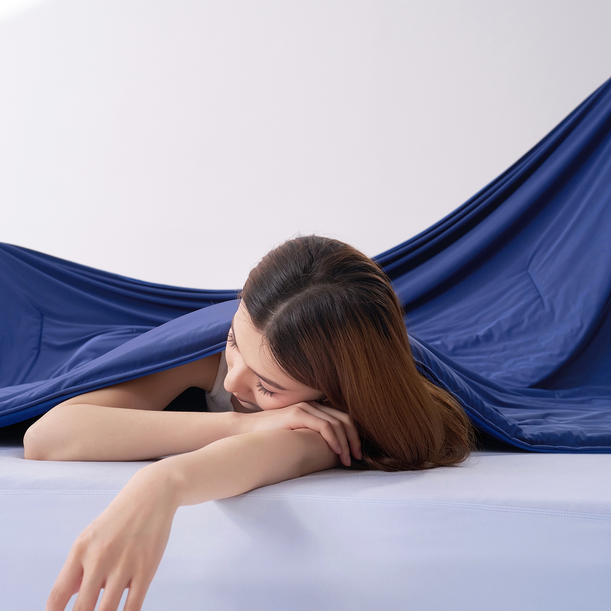 91家纺网 家纺一手货源 找家纺 花享莱 2026新款亚朵同款质量夏季双感深睡被夏被夏被夏凉被pro3.0 深睡蓝