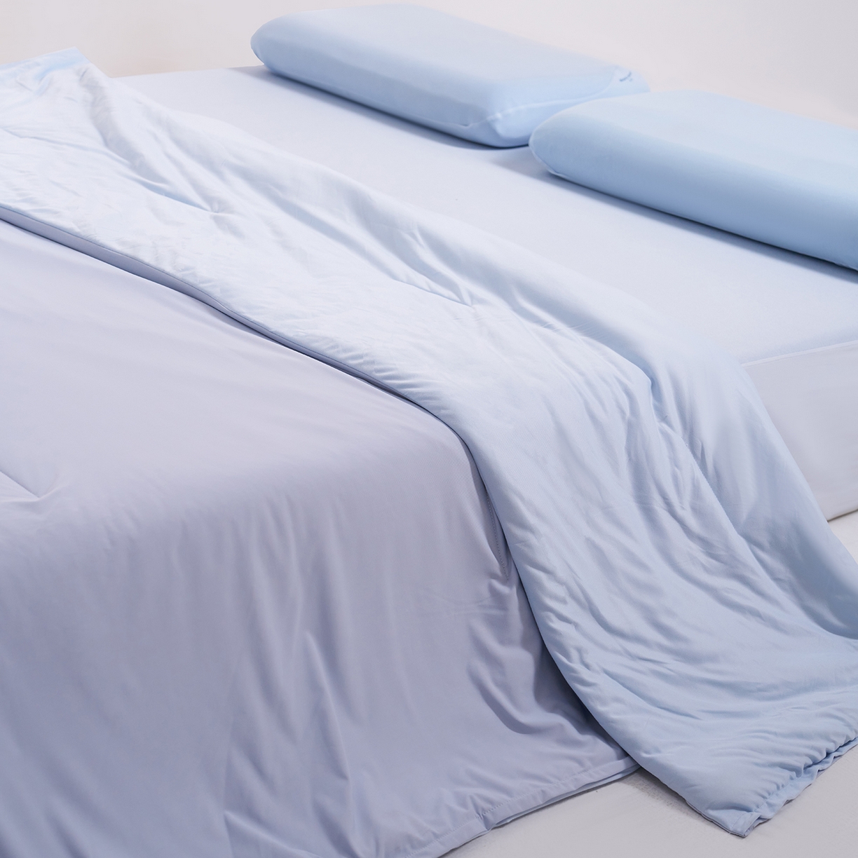 91家纺网 家纺一手货源 找家纺 花享莱 2026新款亚朵同款质量夏季双感深睡被夏被夏被夏凉被pro3.0 青空灰