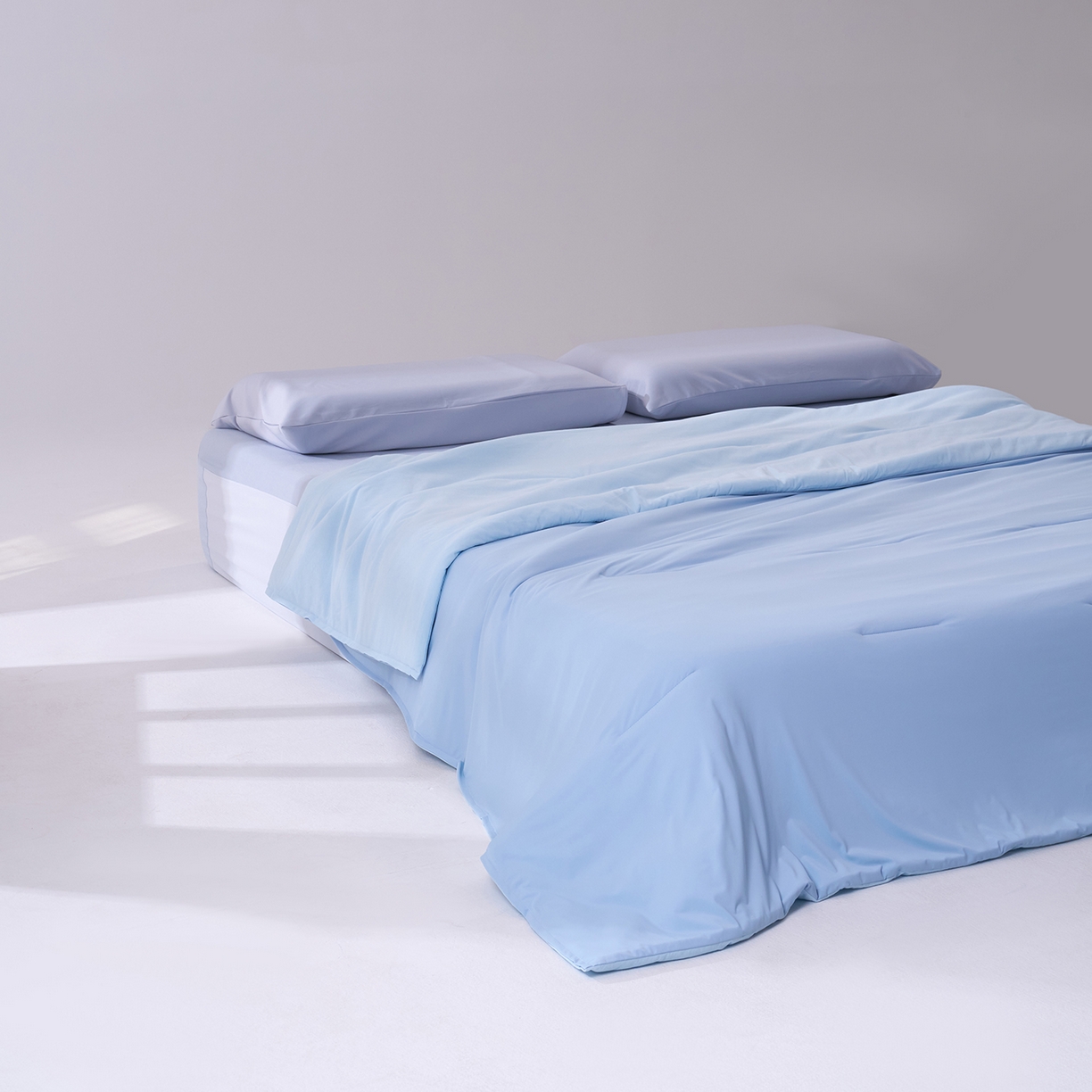 91家纺网 家纺一手货源 找家纺 花享莱 2026新款亚朵同款质量夏季双感深睡被夏被夏被夏凉被pro3.0 静水蓝